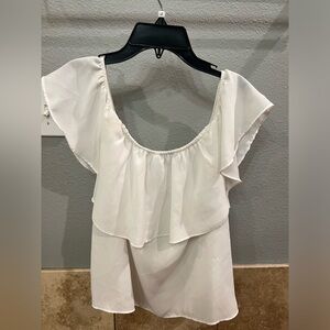 Show Me Your Mumu White Off the Shoulder Top SMALL